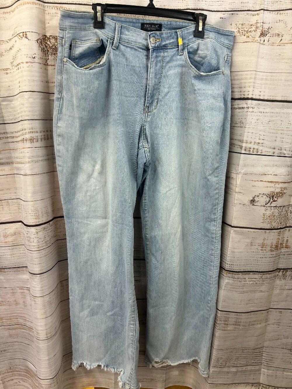Judy Blue Wide Leg Raw Hem Women's Jeans 16W
